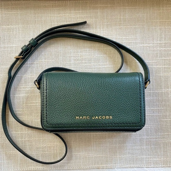 Marc Jacobs Groove Leather Mini Bag in Kombu Green - Picture 1 of 6